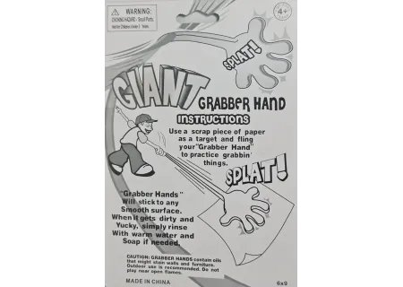 Giant Grabber Sticky Hand for Fun Play
