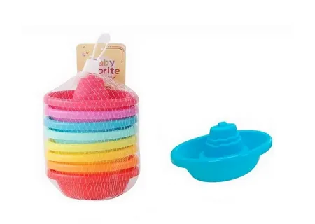 Meshbag Stacking Bath Ships 8 Pieces