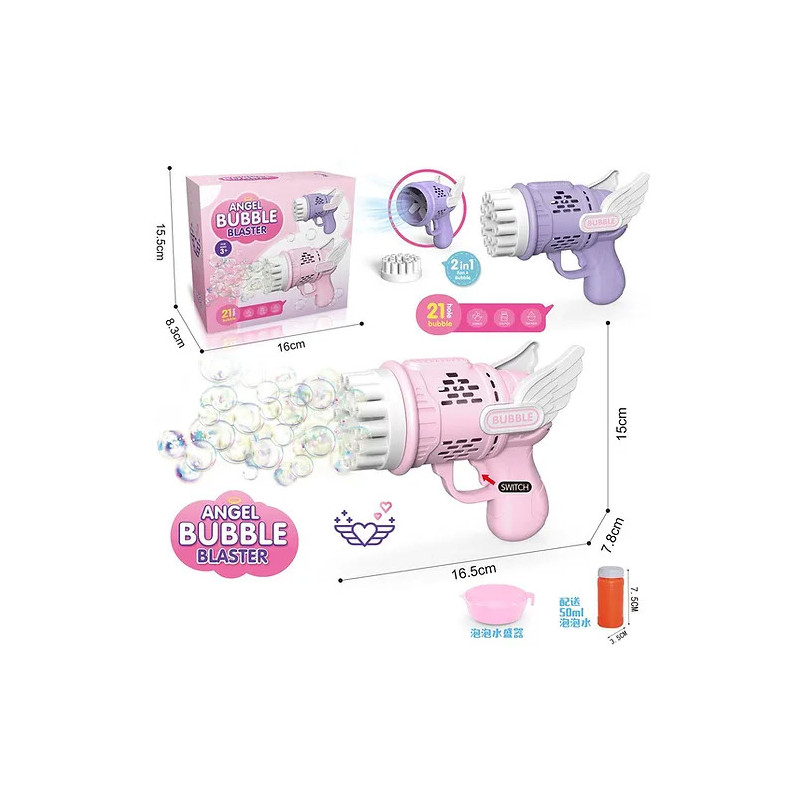 Angel Bubble Gun Toy Set Angel Bubble Gun Toy Set