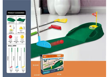 Kid Training Golf Mat Set - Fun & Safe Indoor/Outdoor Practice