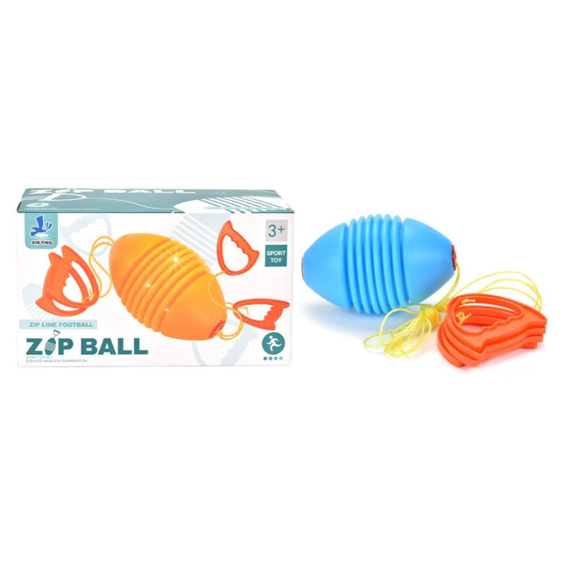 Zip Line Ball with Light - 22cm Interactive Toy Zip Line Ball with Light - 22cm Interactive Toy