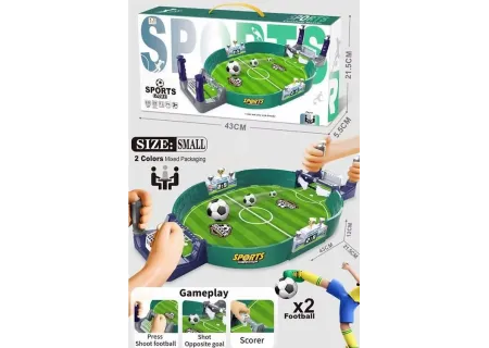 Compact Fun: Soccer Battle Game for Tabletop Action