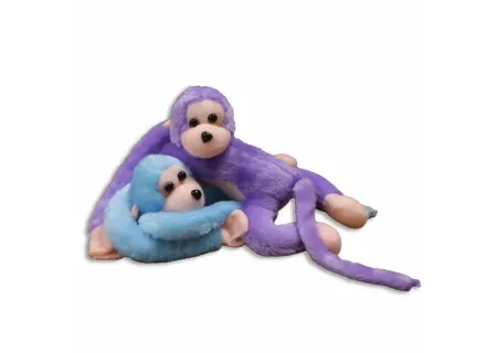 Hanging Monkey Plush with Sounds ASST 50cm - Fun and Interactive Stuff