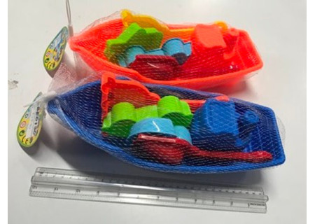 Beach Boat with Accessories - Fun and Creative Sand Play