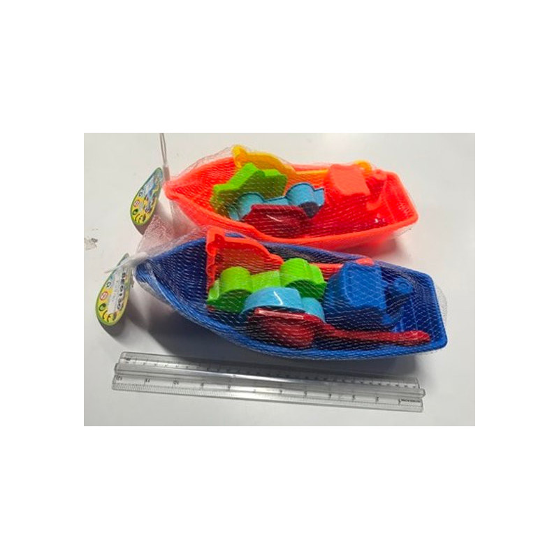 Beach Boat with Accessories - Fun and Creative Sand Play