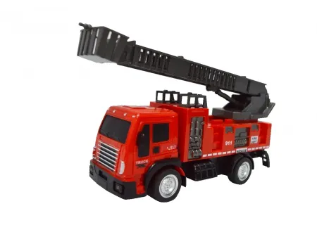Remote Control Fire Truck Toy – City Rescue Vehicle with Lights & Sire