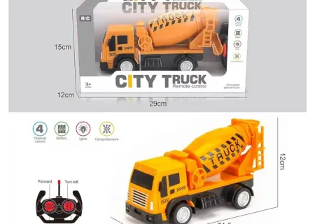 Kids Remote Control Construction Truck – City Builder RC Toy Vehicle