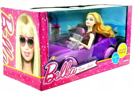 Belle Sports Car with Doll - Bxd Playset for Kids' Fashion Adventures