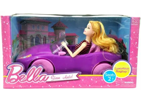 Belle Sports Car with Doll - Bxd Playset for Kids' Fashion Adventures