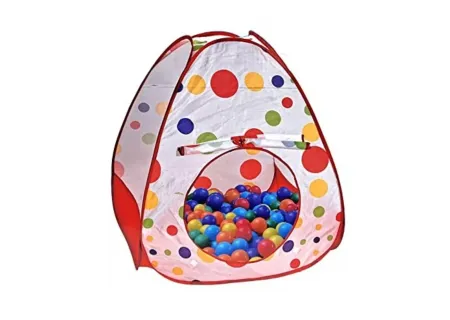 Fun Kids Tent with 50 Ball Pit Balls – Perfect for Indoor/Outdoor Play