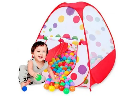 Fun Kids Tent with 50 Ball Pit Balls – Perfect for Indoor/Outdoor Play