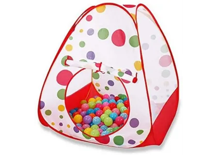 Fun Kids Tent with 50 Ball Pit Balls – Perfect for Indoor/Outdoor Play