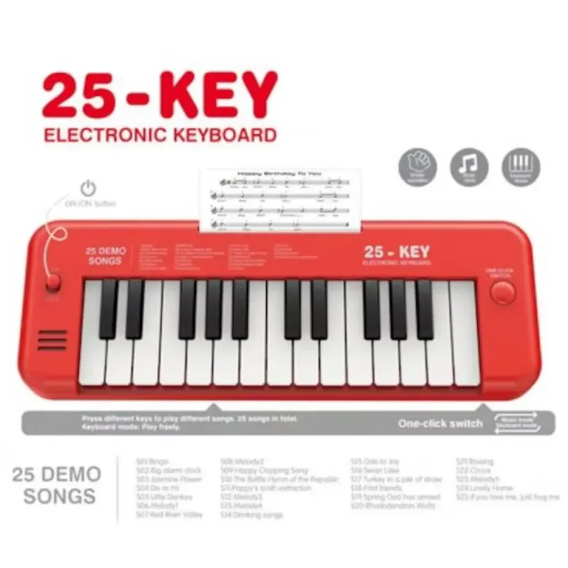 34cm Battery Operated Kids Piano Keyboard with Sound & Music 34cm Battery Operated Kids Piano Keyboard with Sound & Music