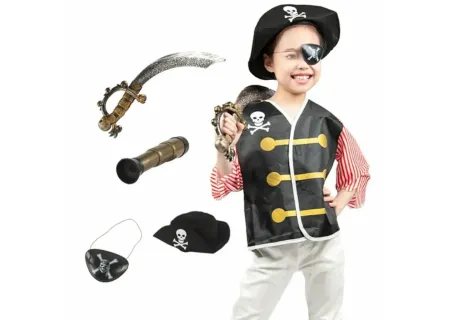 Pirates Costume with Accessories for Costume Play