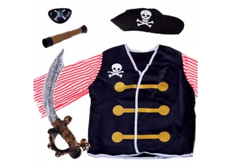 Pirates Costume with Accessories for Costume Play