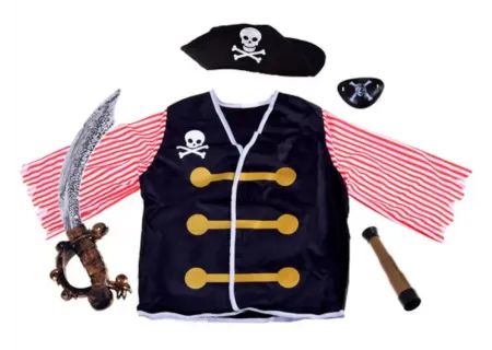 Pirates Costume with Accessories for Costume Play