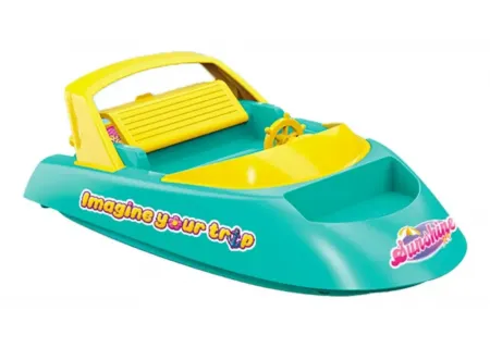 Doll with Speed Boat and Accessories – Pretend Play Set for Kids