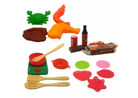 Kitchen Pan with Lid & Food - Fun and Interactive Cooking Playset for
