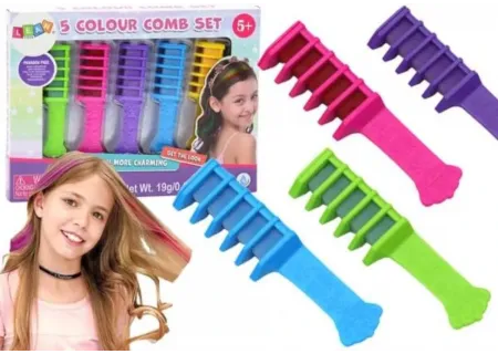Temporary Hair Chalk Combs – Colorful Hair Dye for Parties & Cosplay