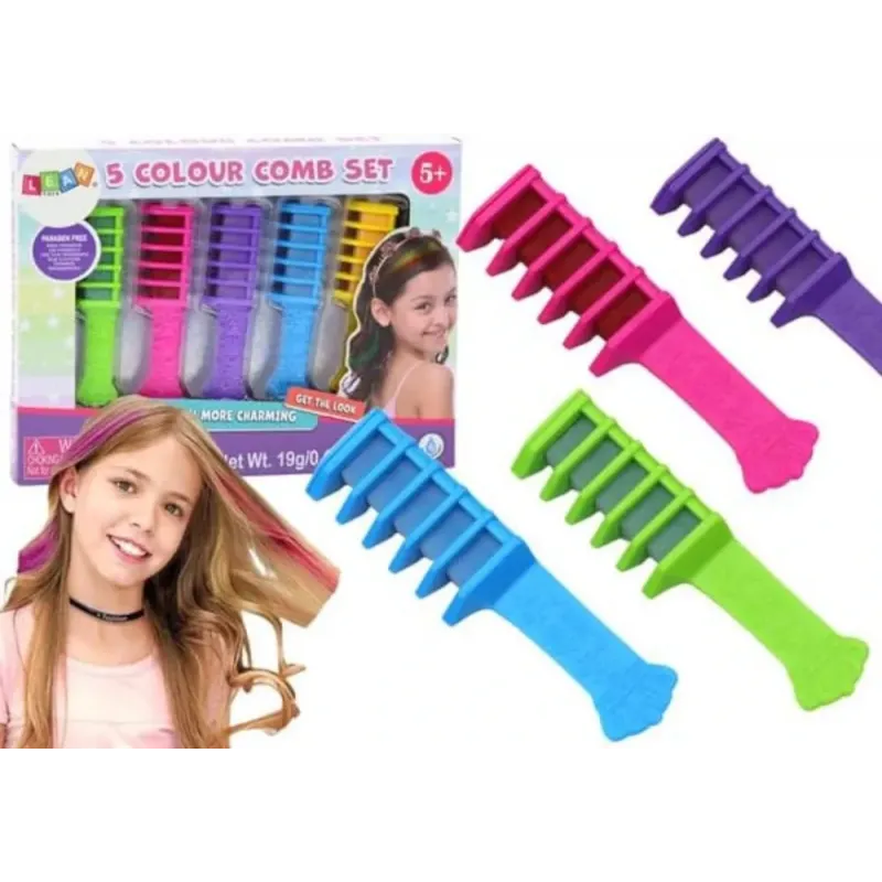 Temporary Hair Chalk Combs – Colorful Hair Dye for Parties & Cosplay Temporary Hair Chalk Combs – Colorful Hair Dye for Parties & Cosplay