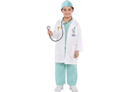 Kids Doctor Role Play Costume – Pretend Play Medical Outfit