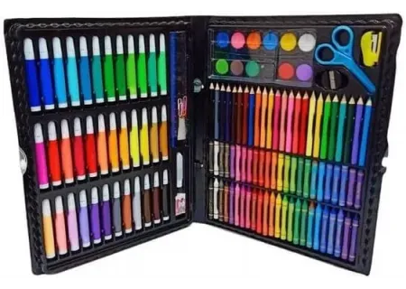 150 Piece Art Set in Durable Carry Case – Complete Drawing & Painting