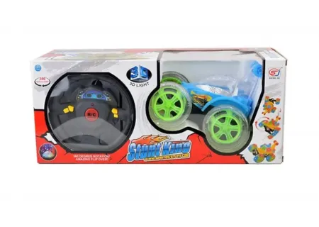 Stunt King Rechargeable RC Car – 360° Spins & Flips, Durable & Fast