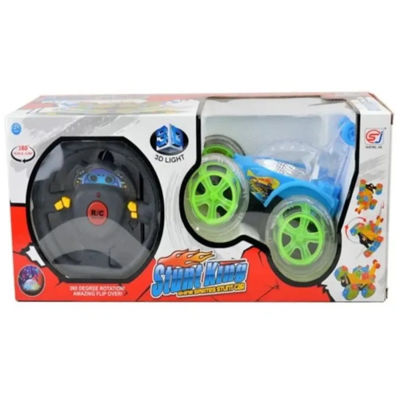 Stunt King Rechargeable RC Car – 360° Spins & Flips, Durable & Fast Stunt King Rechargeable RC Car – 360° Spins & Flips, Durable & Fast