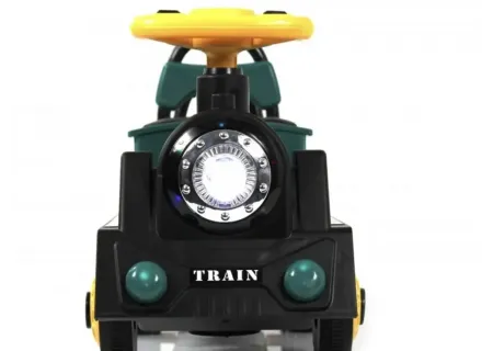 Electric Train Ride-On Toy for 2 Kids  Battery Powered - Music & Light