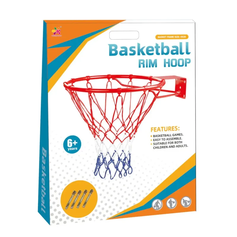 Durable Outdoor Metal Basketball Hoop – Real Size Durable Outdoor Metal Basketball Hoop – Real Size