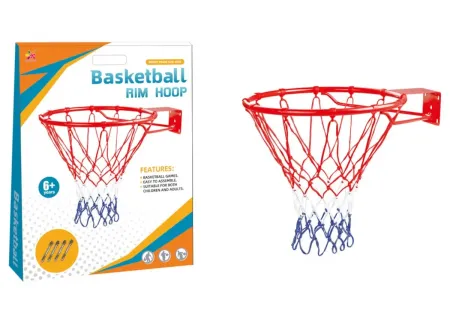 Durable Outdoor Metal Basketball Hoop – Real Size