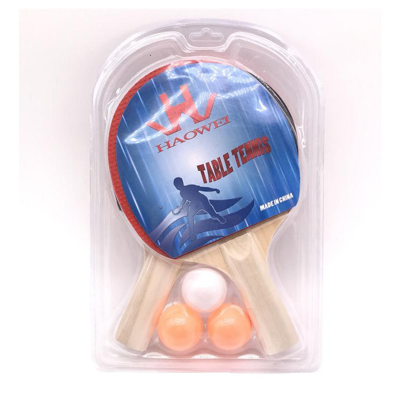 PVC Table Tennis Bats Set - Includes 3 Balls PVC Table Tennis Bats Set - Includes 3 Balls
