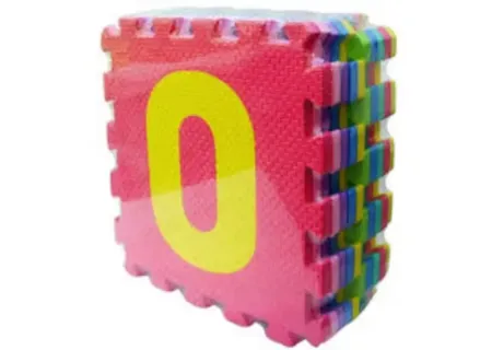 Educational Eva Foam Mat – 10pce Letters and Numbers Puzzle Tiles