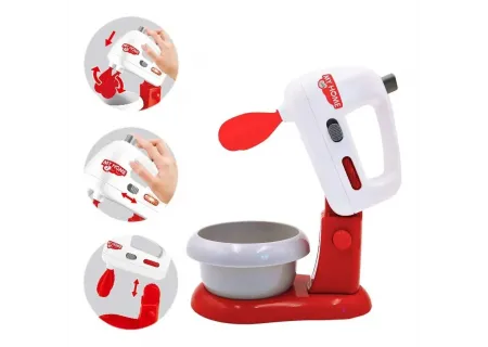 Kids Battery Operated Toy Cake Mixer – My Home Kitchen Play Set
