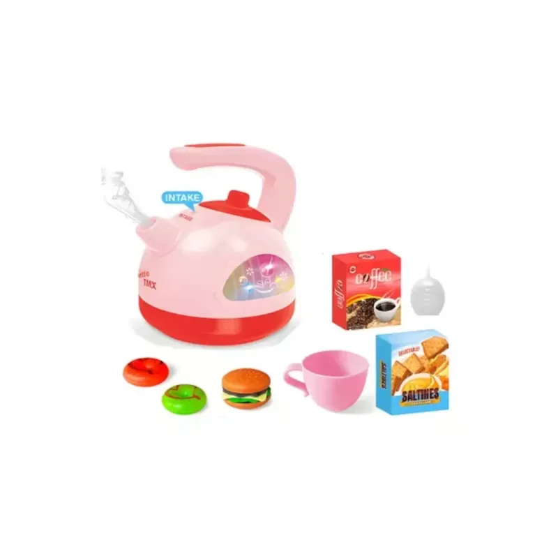 Kids Play Kettle with Realistic Steam Function – Battery Operated Toy Kids Play Kettle with Realistic Steam Function – Battery Operated Toy