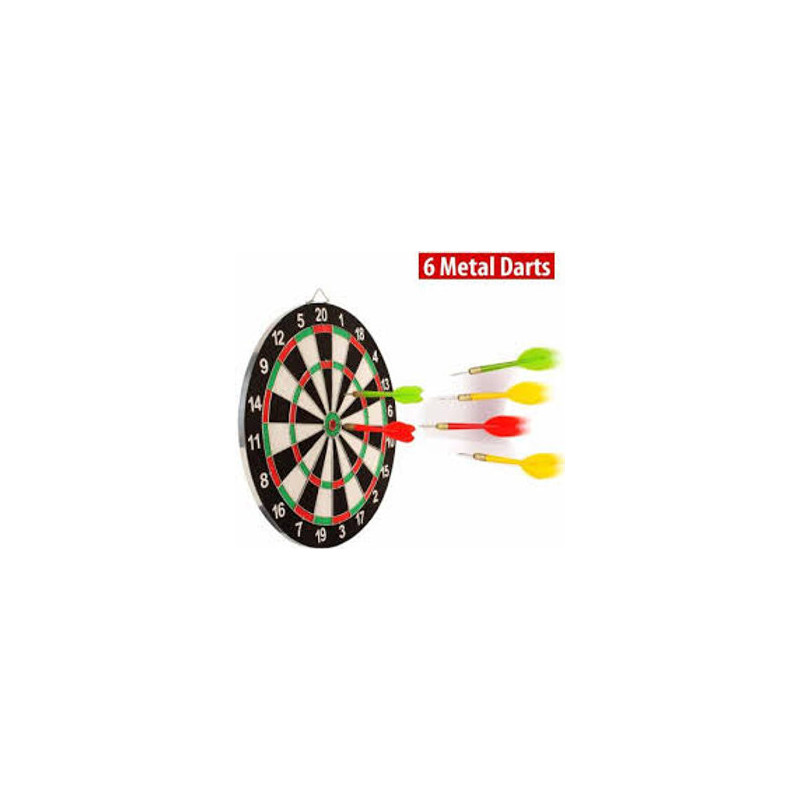 Dart Board Set - 15 Inch Board with Darts Dart Board Set - 15 Inch Board with Darts