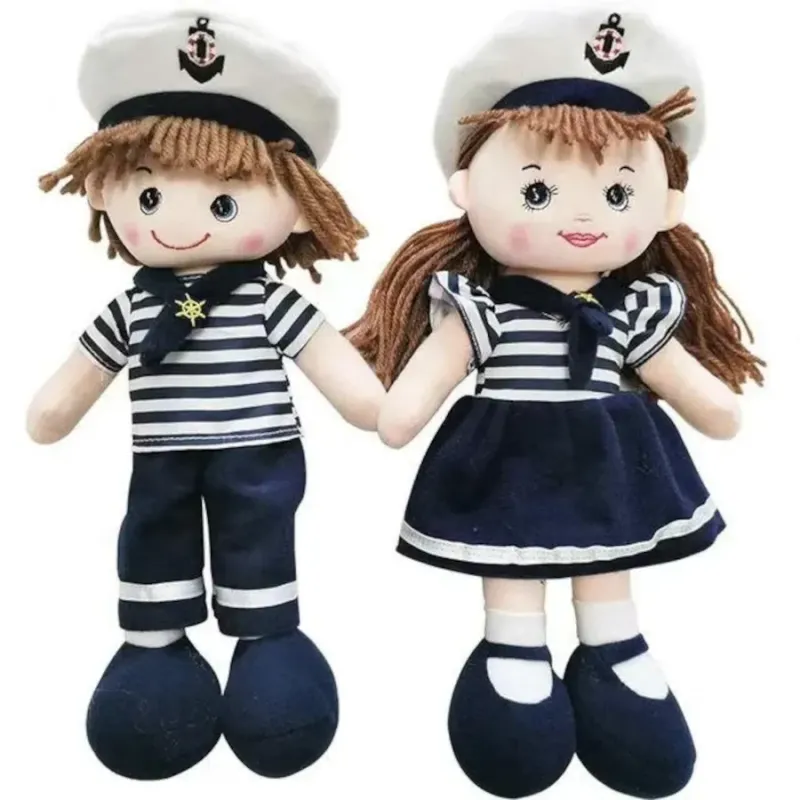 18 Inch Rag Dolls in Sailor Outfits – Cotton Boy & Girl Dolls 18 Inch Rag Dolls in Sailor Outfits – Cotton Boy & Girl Dolls