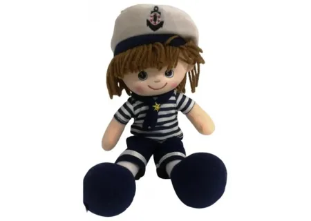 18 Inch Rag Dolls in Sailor Outfits – Cotton Boy & Girl Dolls
