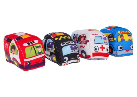 Soft Baby Vehicle Toy Set with Play Mat – Safe & Fun for Infants