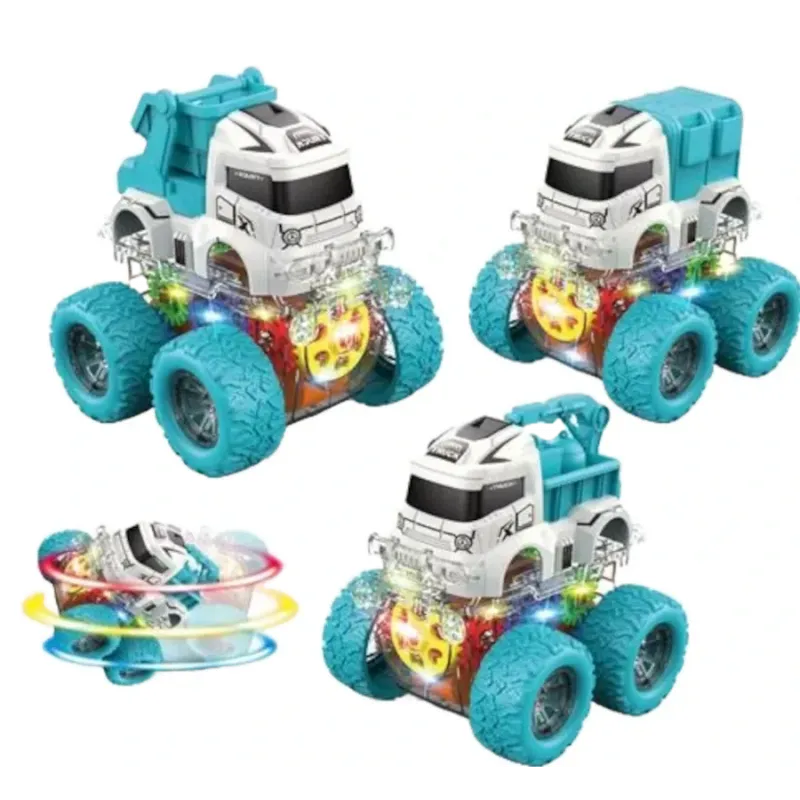 Kids Light Up Gear Trucks – Colorful 2-Pack Toy Vehicles Kids Light Up Gear Trucks – Colorful 2-Pack Toy Vehicles