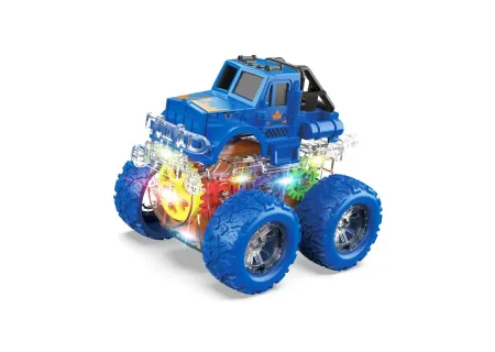 Kids’ Light-Up Gear Trucks – Colourful 2-Pack Toy Vehicles
