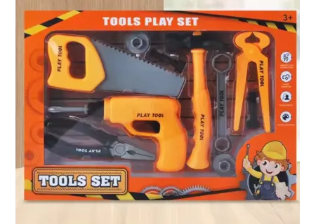 Children’s Orange Tool Kit – Realistic Toy Tools for Role Play