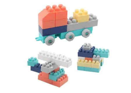 110 Piece Building Blocks Set in Storage Bag – 26cm