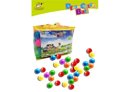 Plastic Play Balls 100 Pack – 6.5cm Ball Pit Balls for Toddlers & Kids