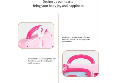 Kids Wind-Up Music TV Toy – Assorted Colors & Soothing Melodies"