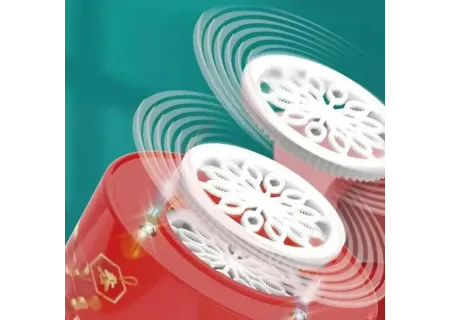 Rechargeable Bubble Machine with Light Show