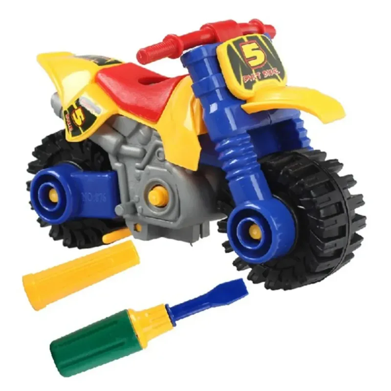 PBH 20cm Off-Road Ravel Motorcycle – DIY Self-Assemble Toy Bike PBH 20cm Off-Road Ravel Motorcycle – DIY Self-Assemble Toy Bike