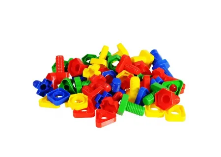 Educational Toy Nuts & Bolts Set – 50 Pieces in Portable Bag