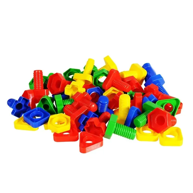 Educational Toy Nuts & Bolts Set – 50 Pieces in Portable Bag Educational Toy Nuts & Bolts Set – 50 Pieces in Portable Bag