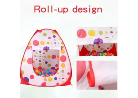 3-in-1 Kids Play Tent Set with Tunnel & Ball Pit – Portable Pop-Up Ten
